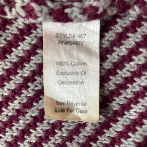 CAbi Color Block Blanket Knit Cardigan Size Small - Picture 6 of 9